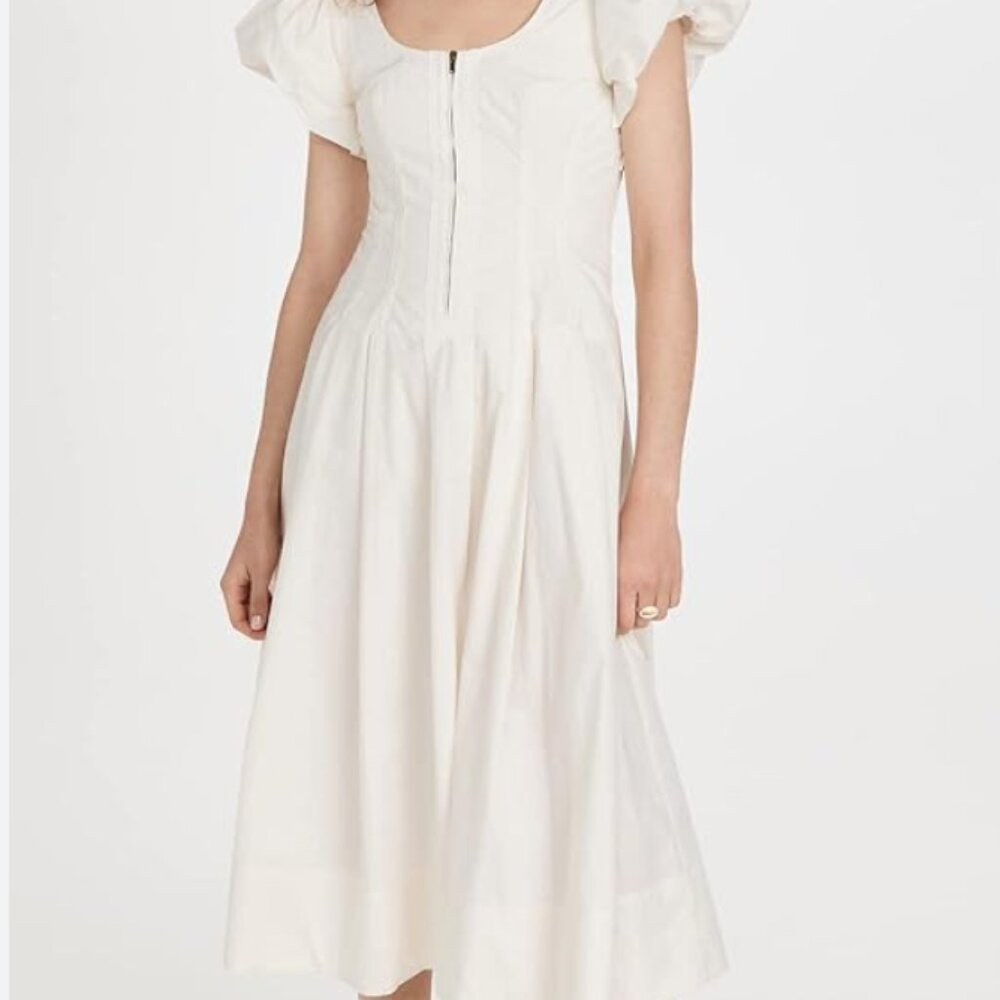 Ulla Johnson Malie Dress in Bone Size 6 Perfect Conidition